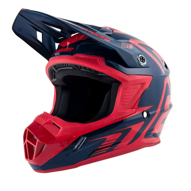 M BLACK ANSWER RACING AR1 MIDNIGHT BRIGHT RED EDGE YOUTH RACING HELMET S L 